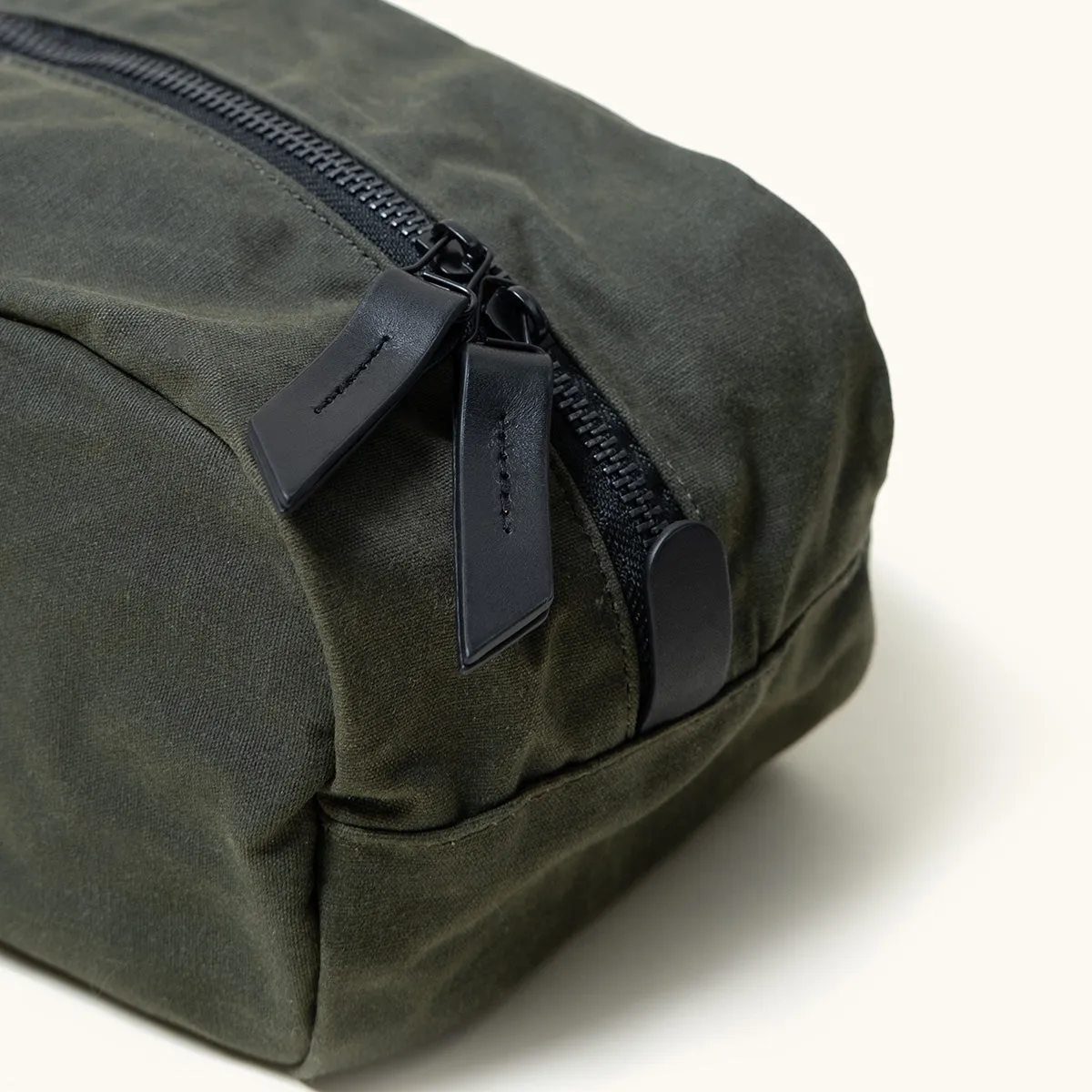 Drifter Dopp Kit - Juniper Green (Waxed Canvas)