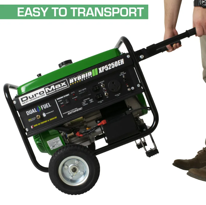 DuroMax XP5250EH 4200W/5250W Dual Fuel Electric Start Generator New