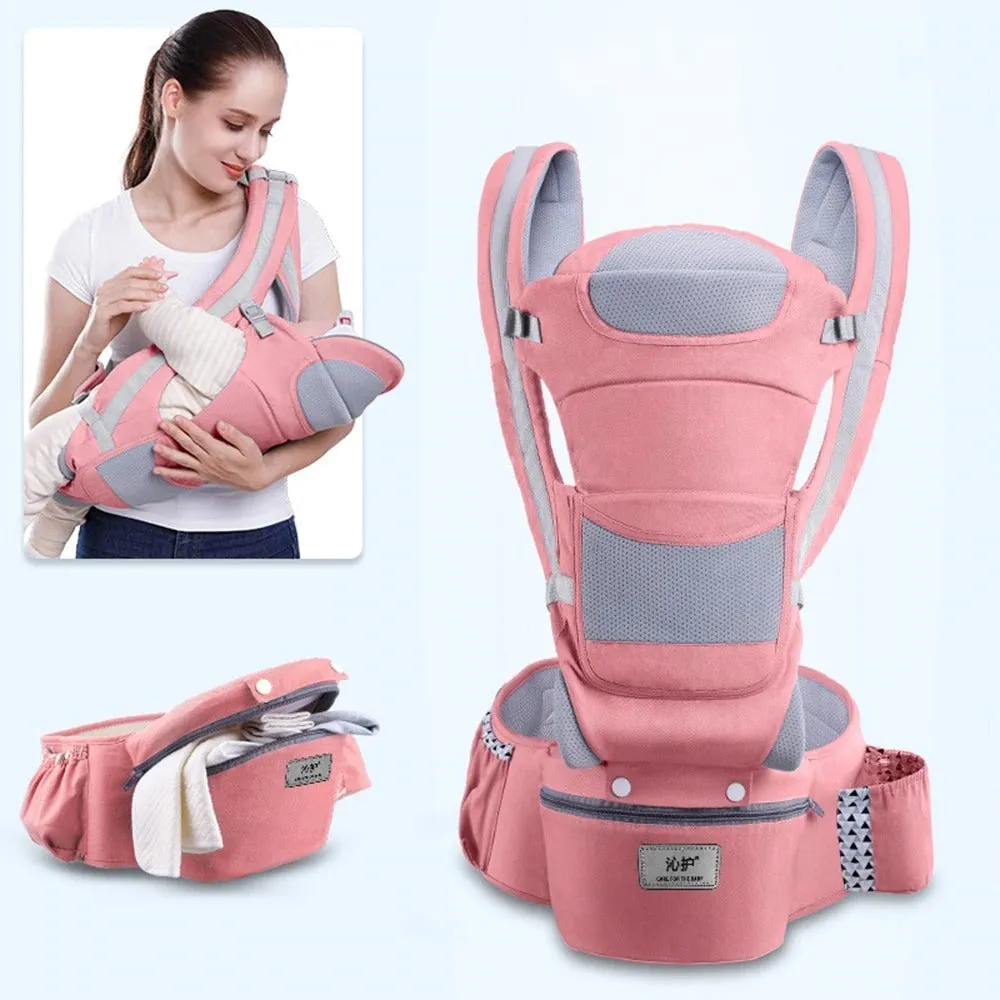 Ergonomic Baby Carrier 15 Uses Baby Infant Carrier with Heap Seat