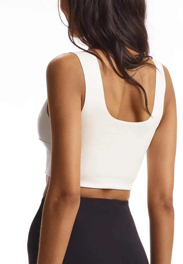 Faux Leather Crop Top * multiple colors*