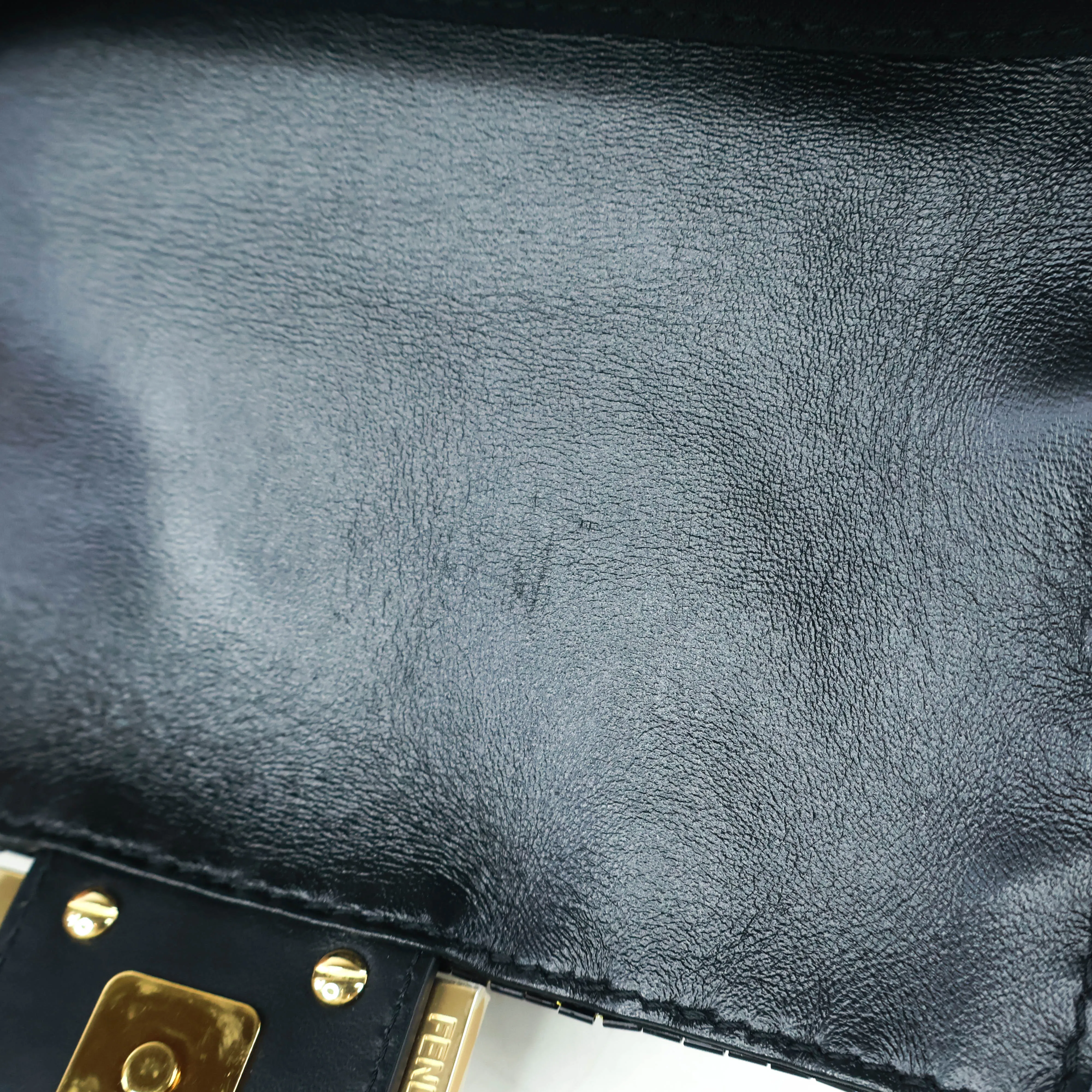 Fendi Baguette Mini Black Gold