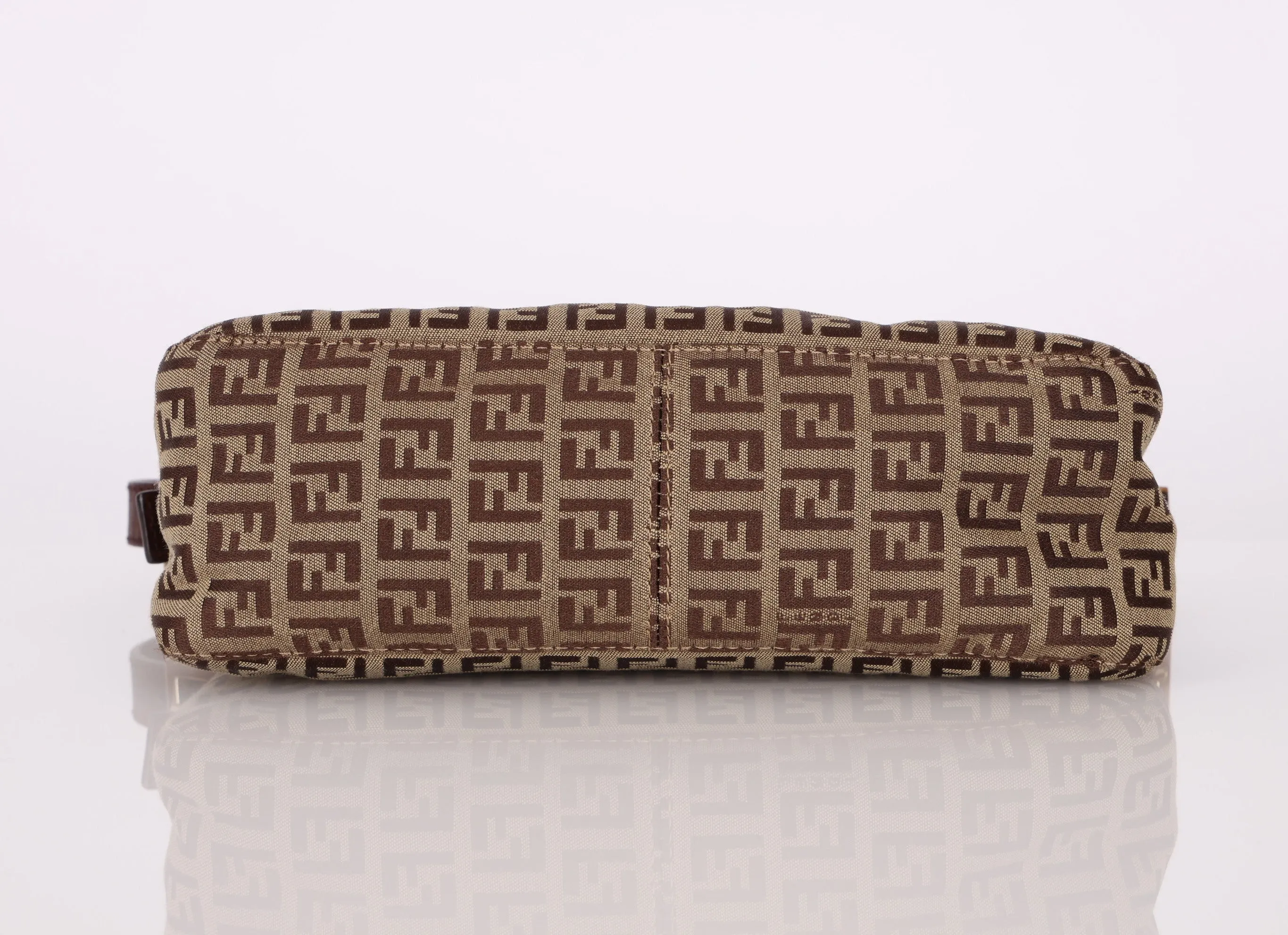 Fendi Zucchino Canvas Mama Baguette GHW