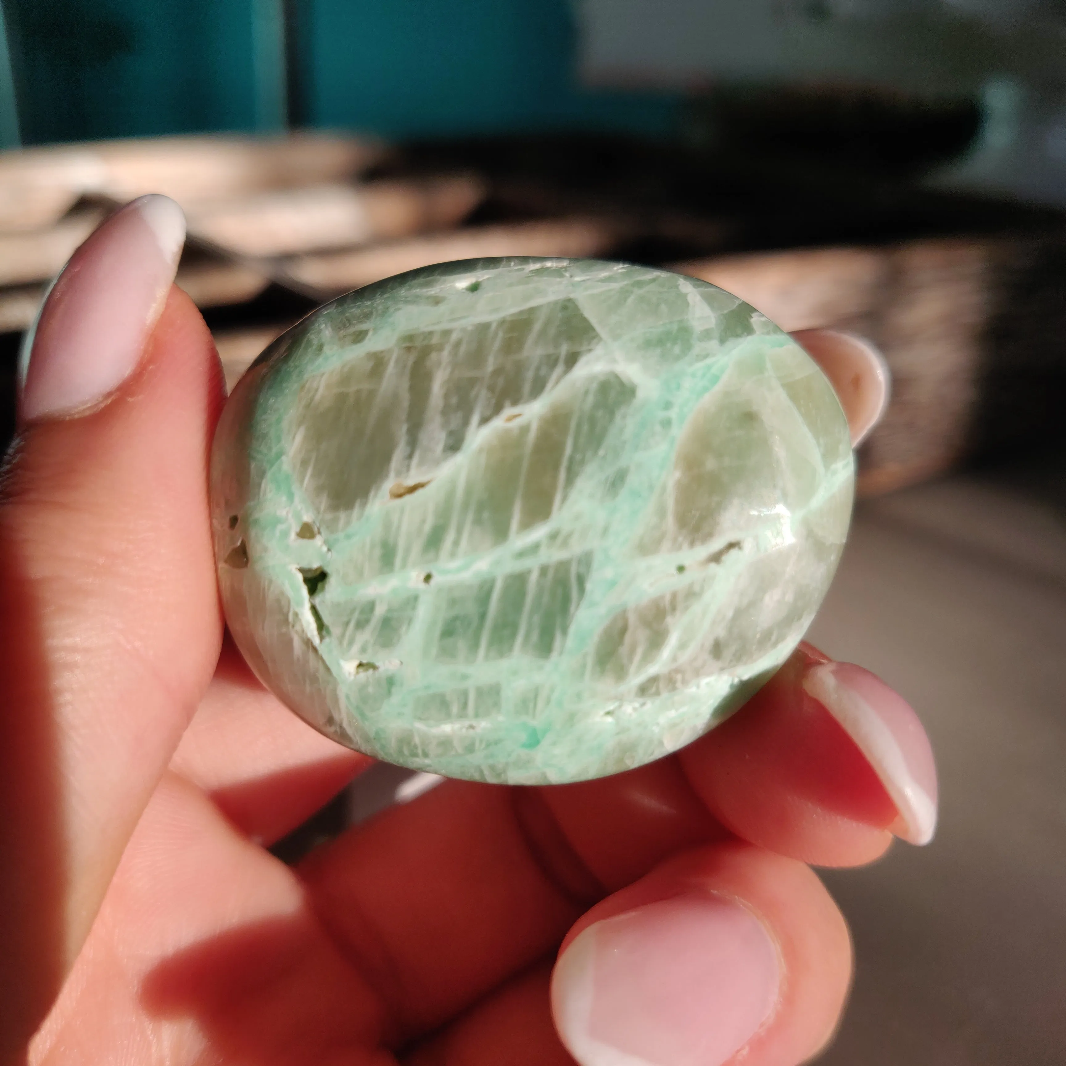 Garnierite Pocket Stone (#15)
