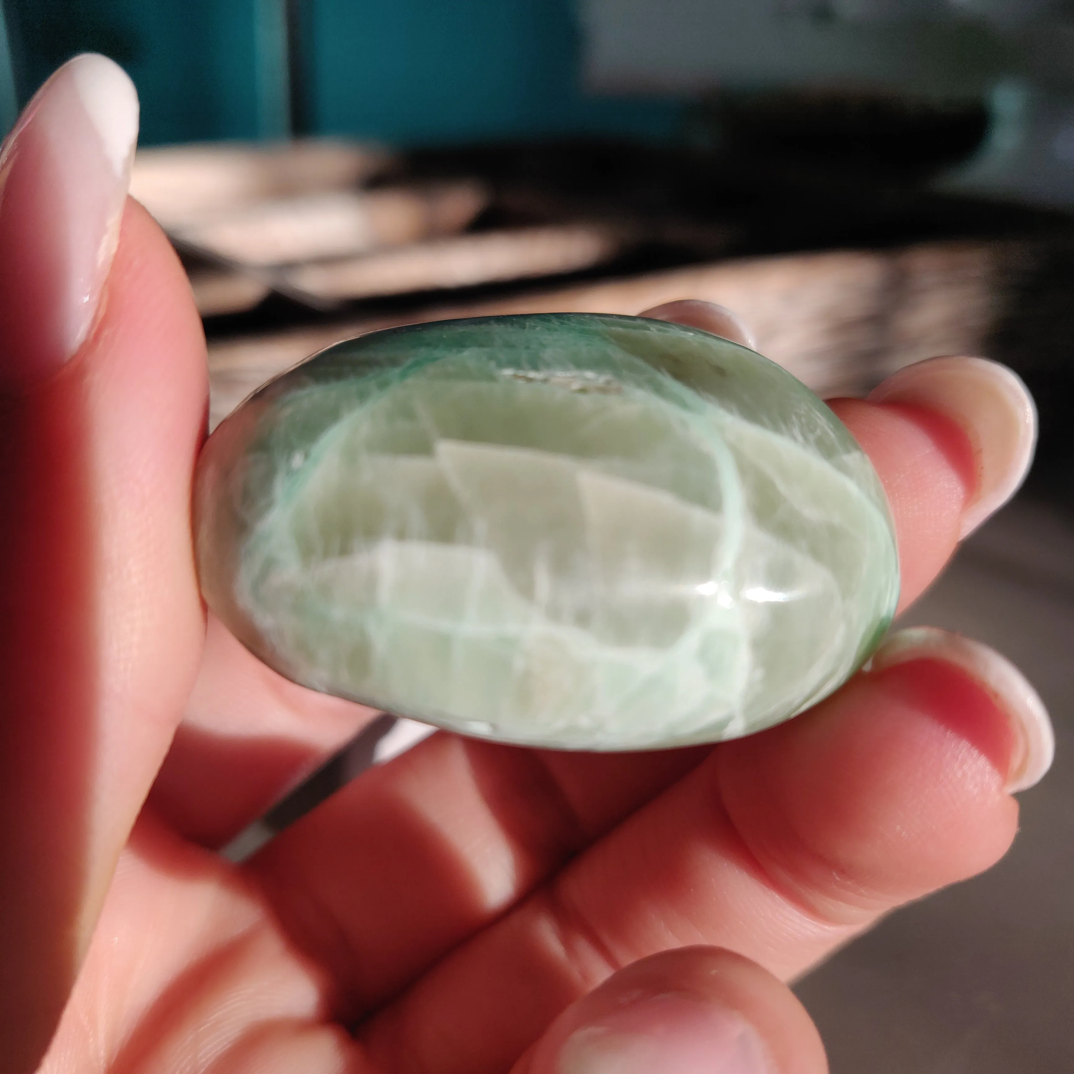 Garnierite Pocket Stone (#15)