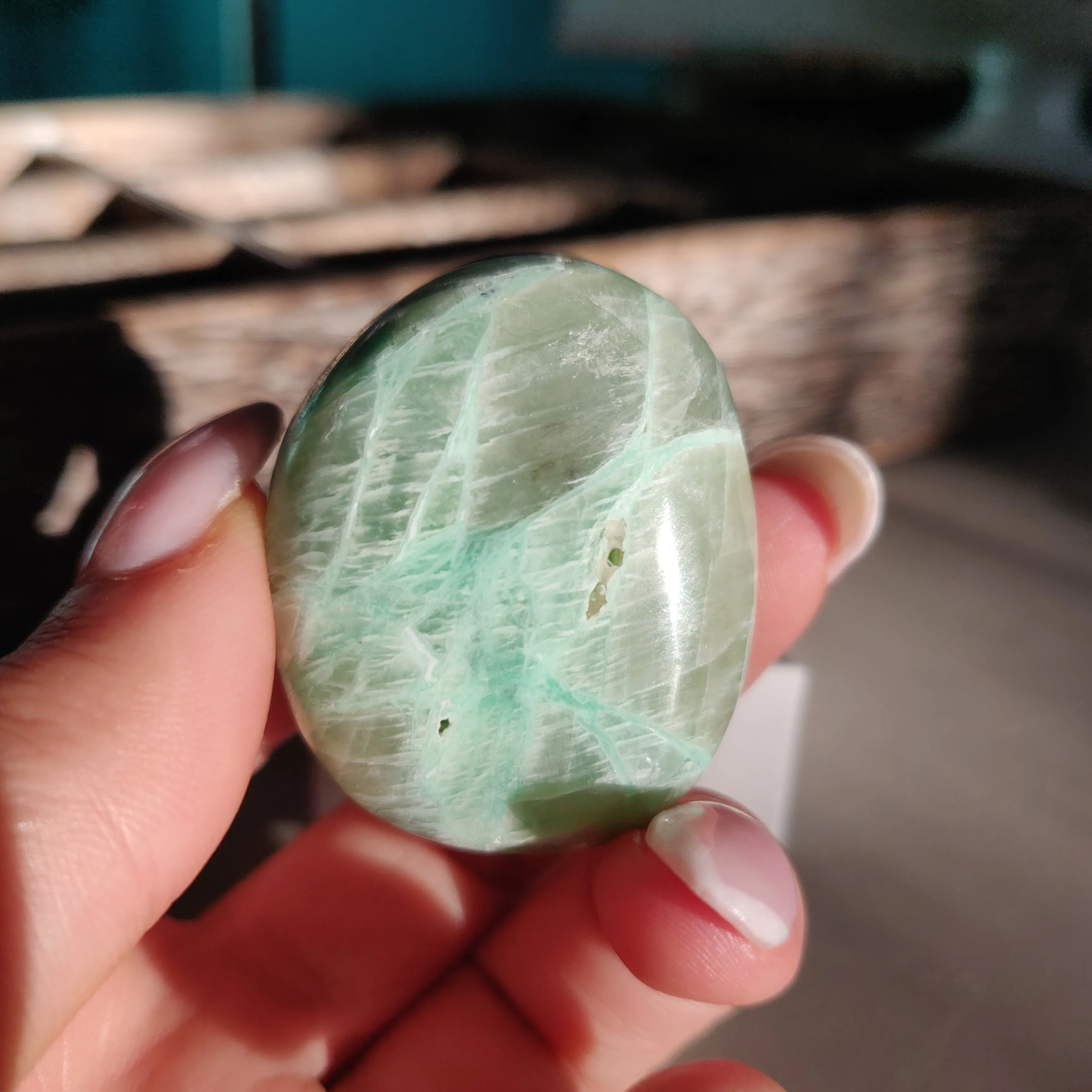 Garnierite Pocket Stone (#15)