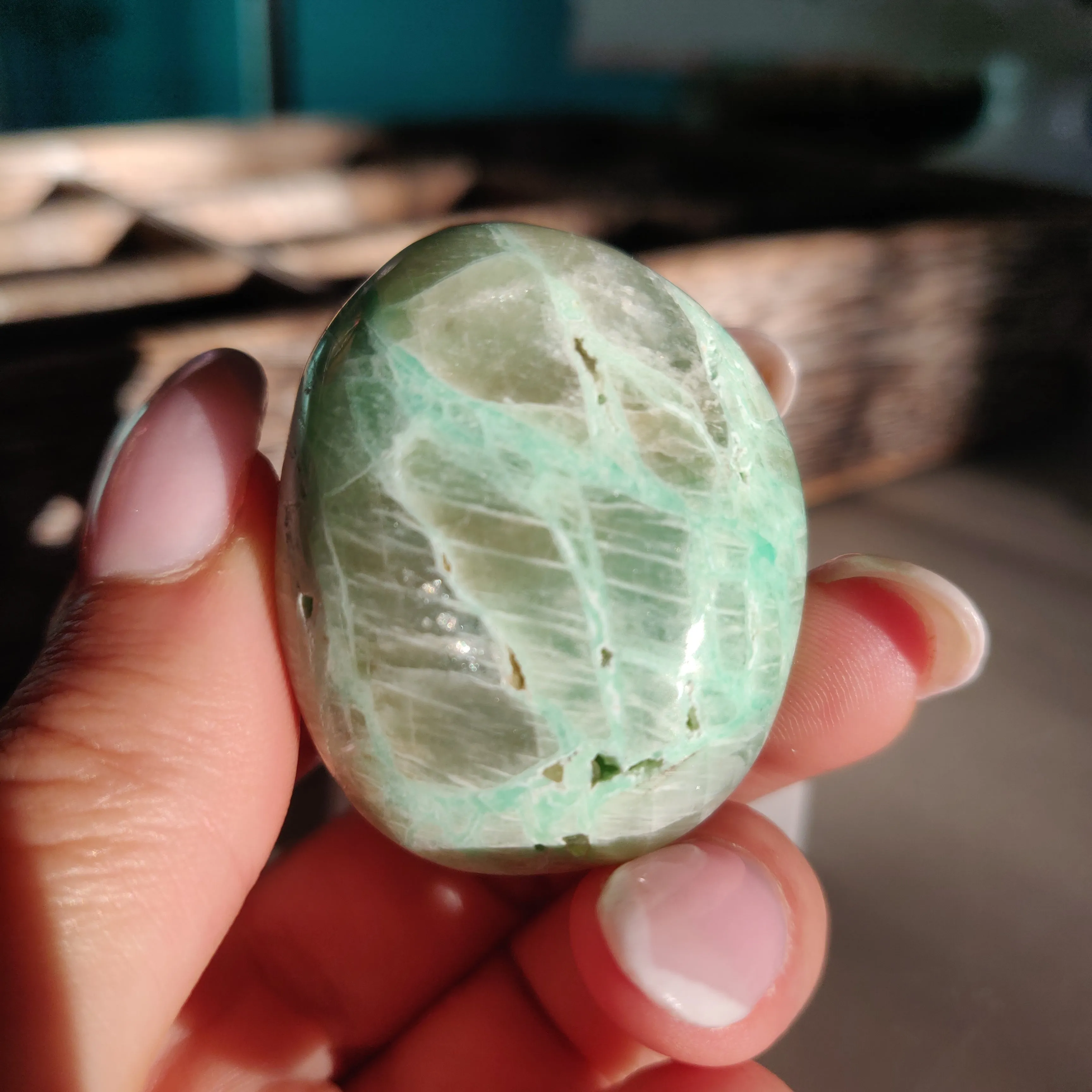 Garnierite Pocket Stone (#15)