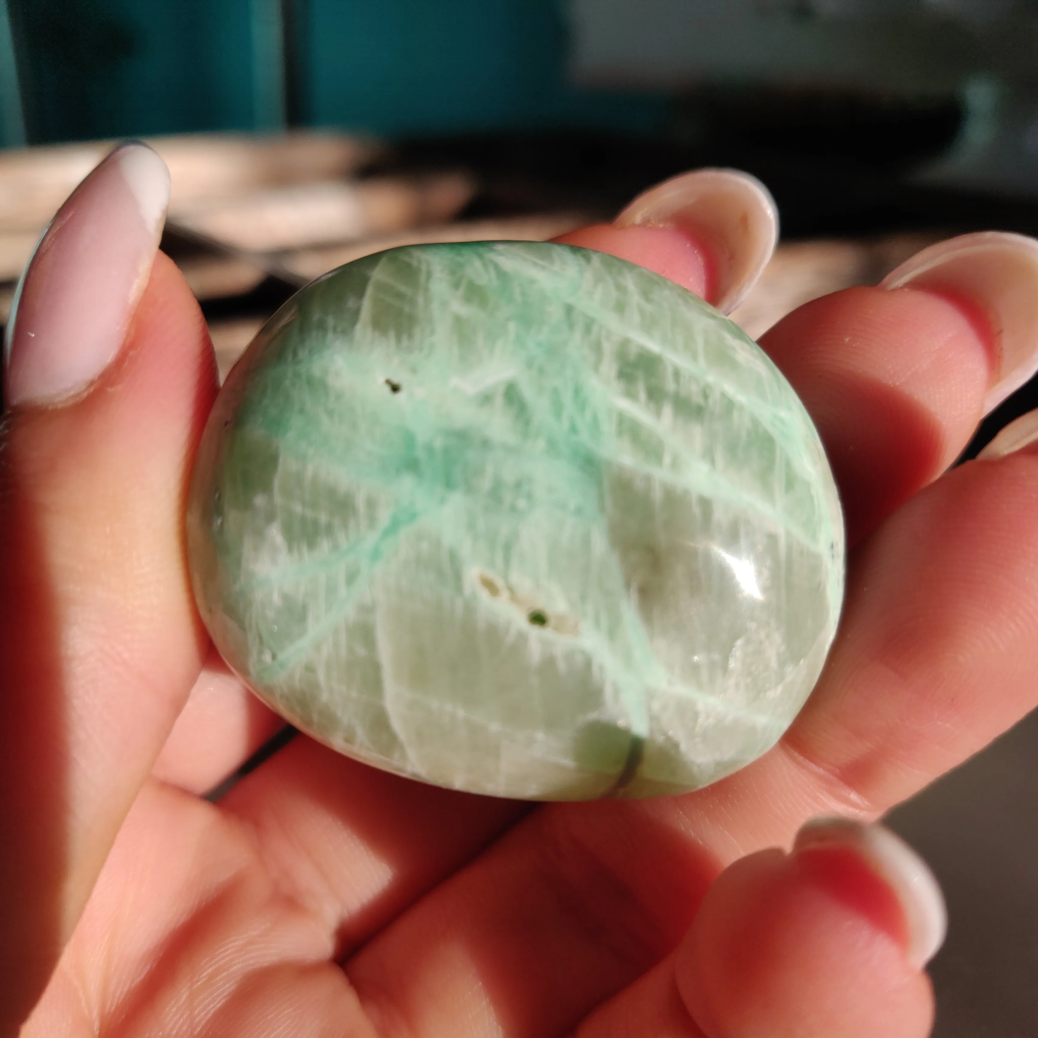 Garnierite Pocket Stone (#15)