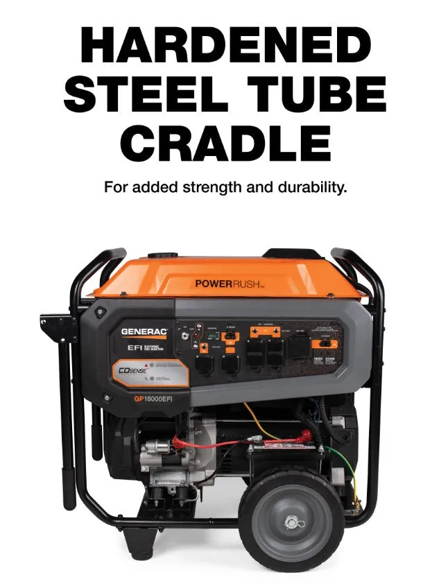 Generac GP18000EFI 18000W/22500W Low THD Gas Generator Electric Start New