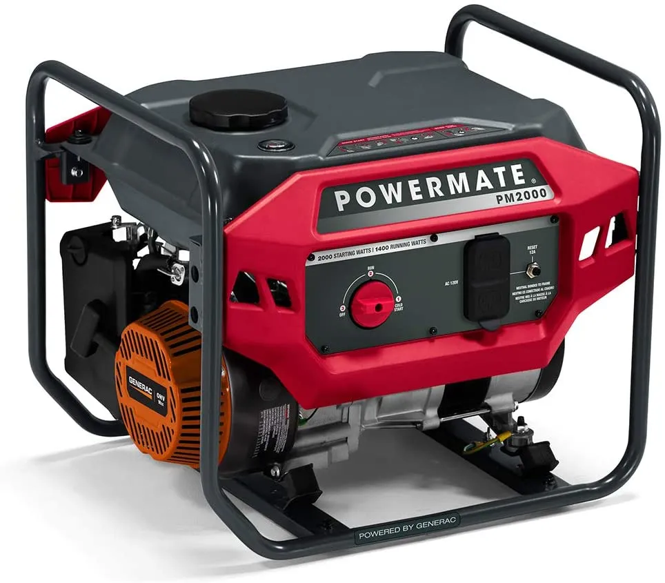 Generac/Powermate PM2000 1400W/2000W Gas Generator New
