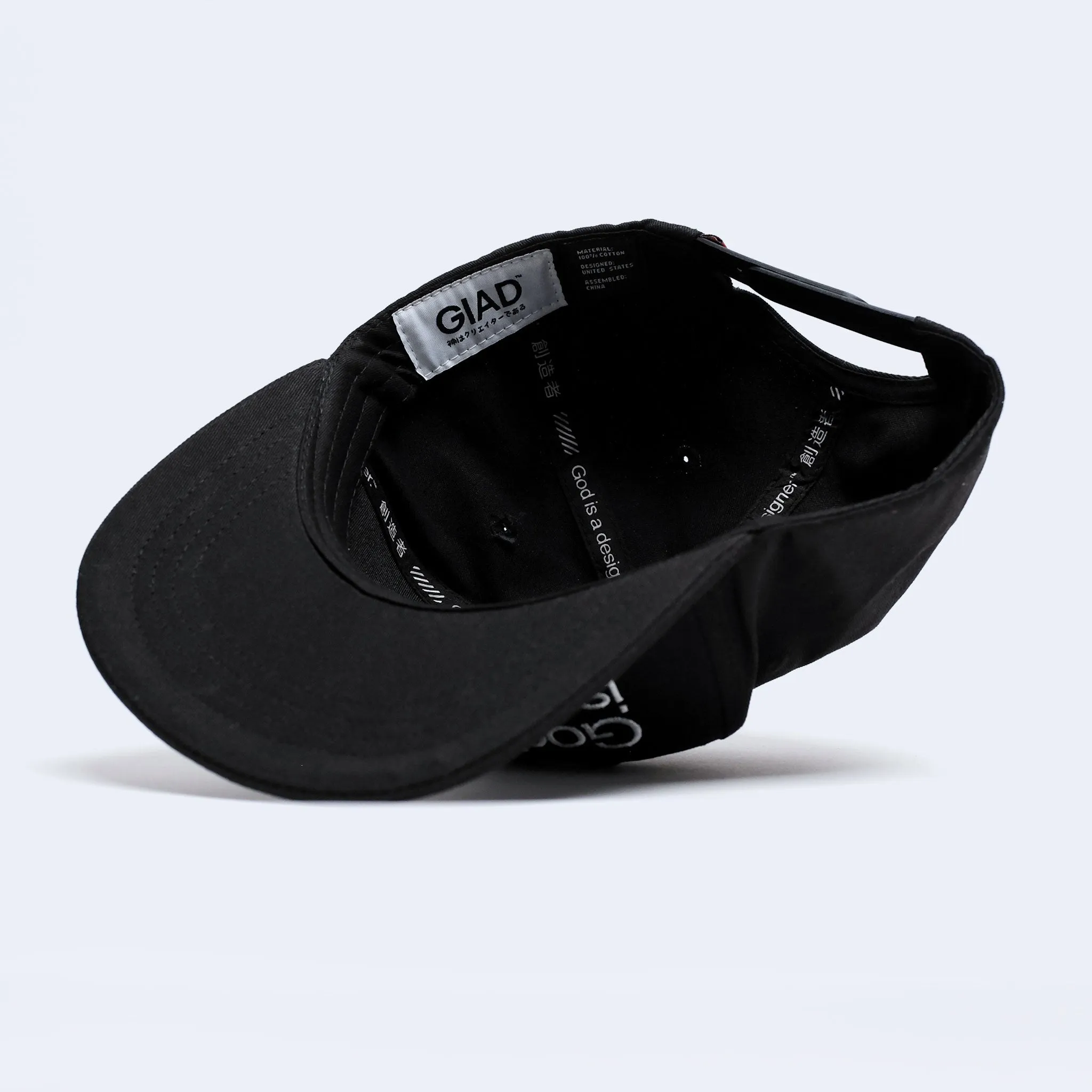 GIAD™ Classic 6-Panel Snapback [Black]