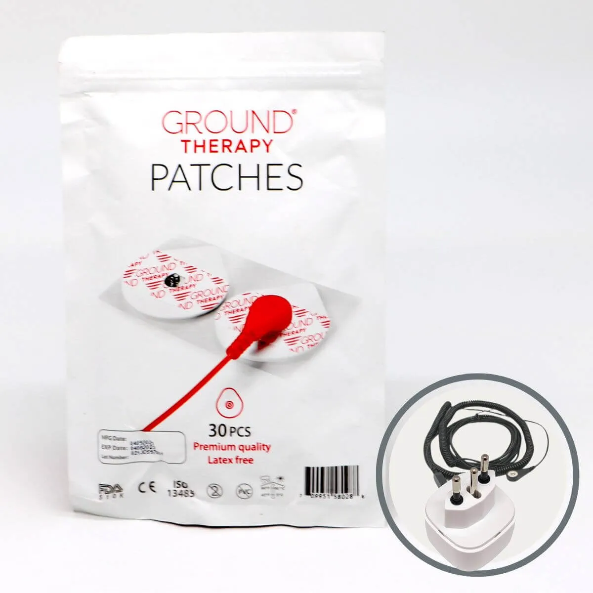 Ground Earthing Patch Kit 30 or 60 Patches