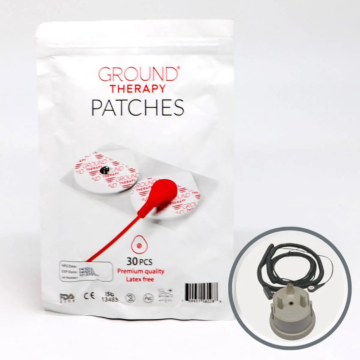Ground Earthing Patch Kit 30 or 60 Patches