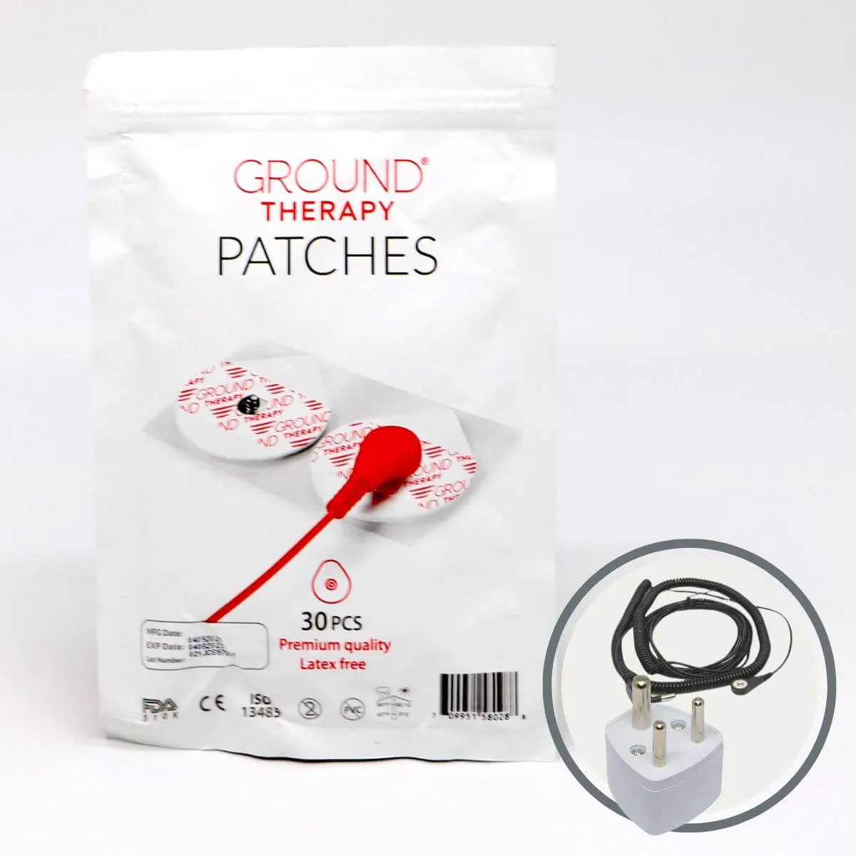 Ground Earthing Patch Kit 30 or 60 Patches