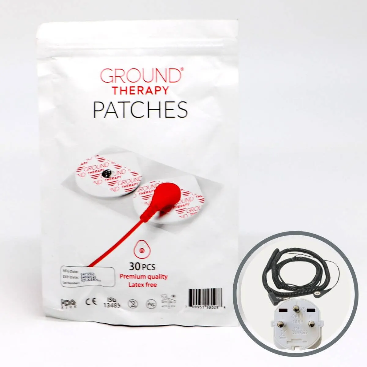 Ground Earthing Patch Kit 30 or 60 Patches
