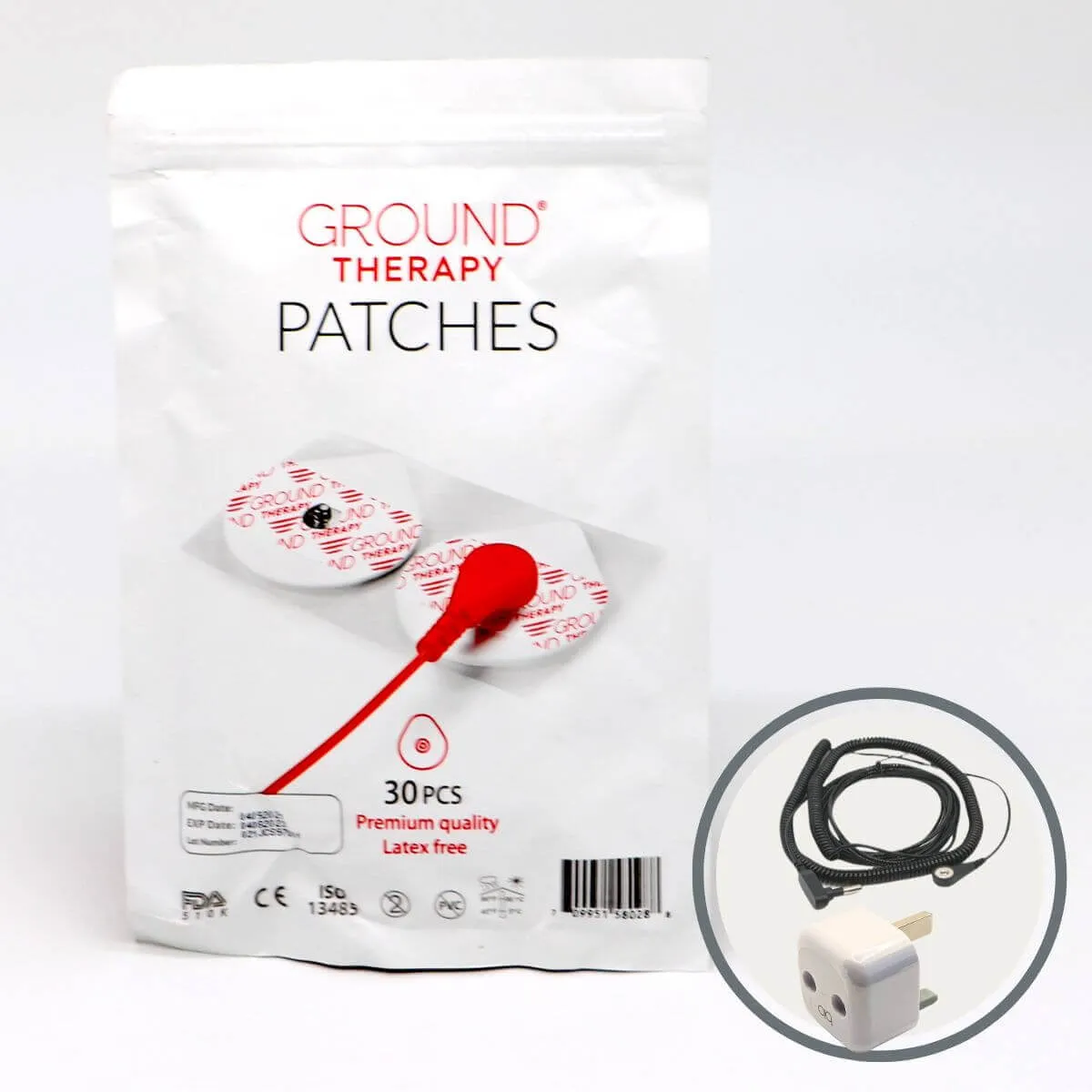 Ground Earthing Patch Kit 30 or 60 Patches