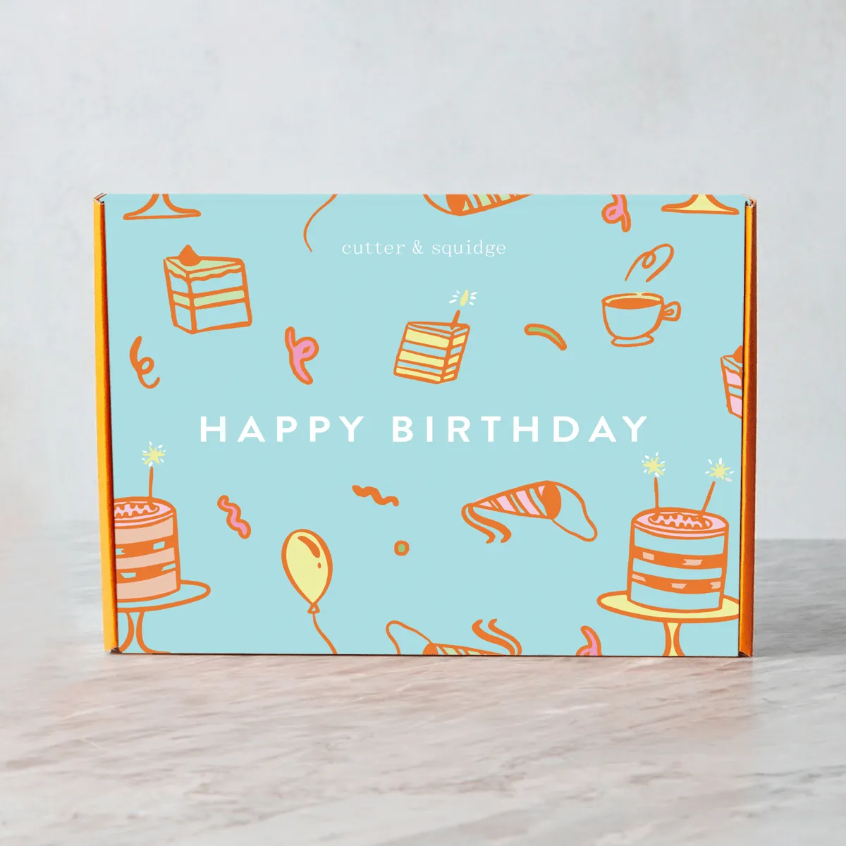 Happy Birthday Vegan Wheat-Free Mini Brownie Box