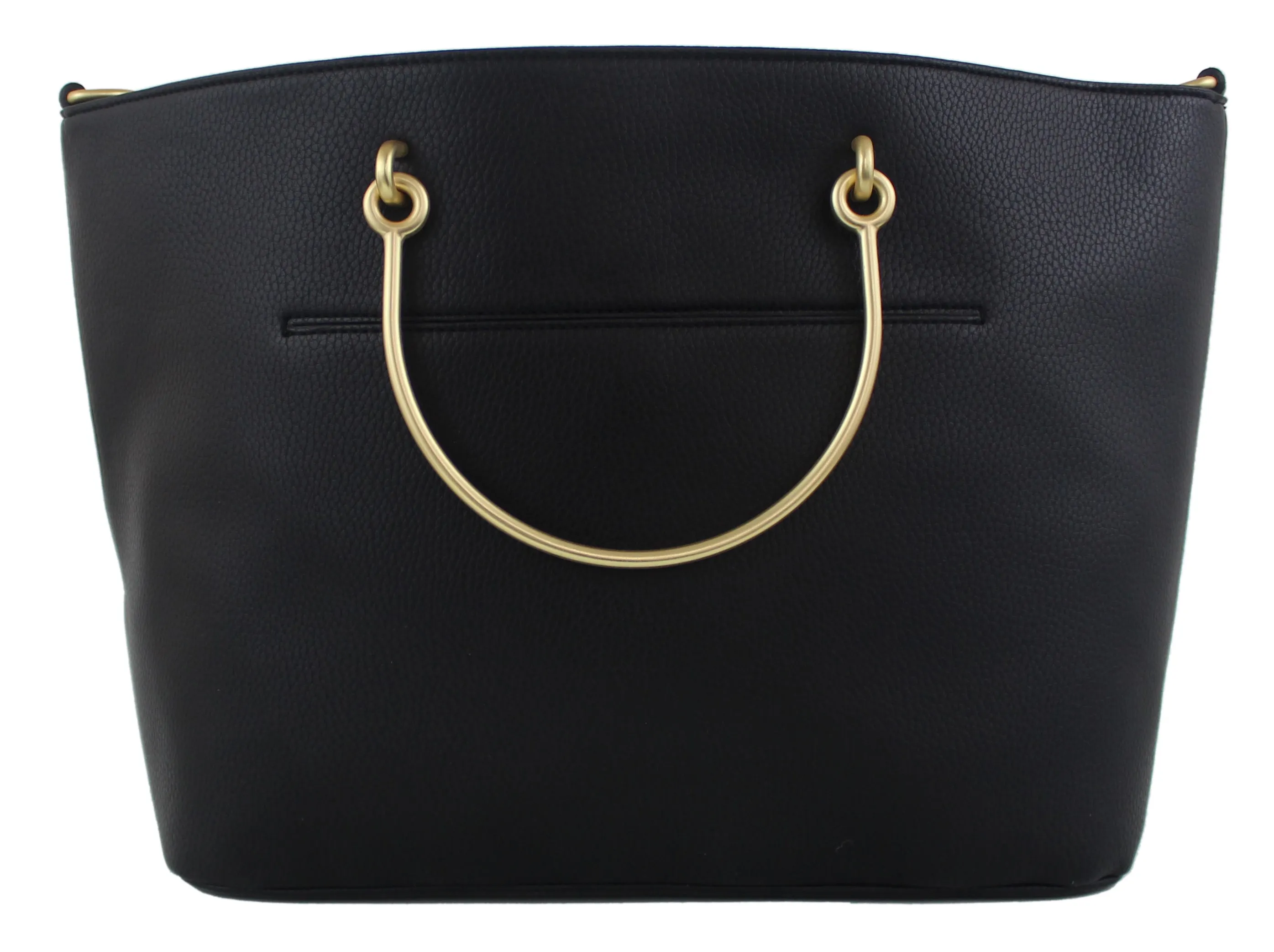 Harper Ring Tote in Black