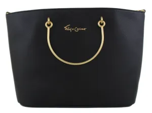 Harper Ring Tote in Black