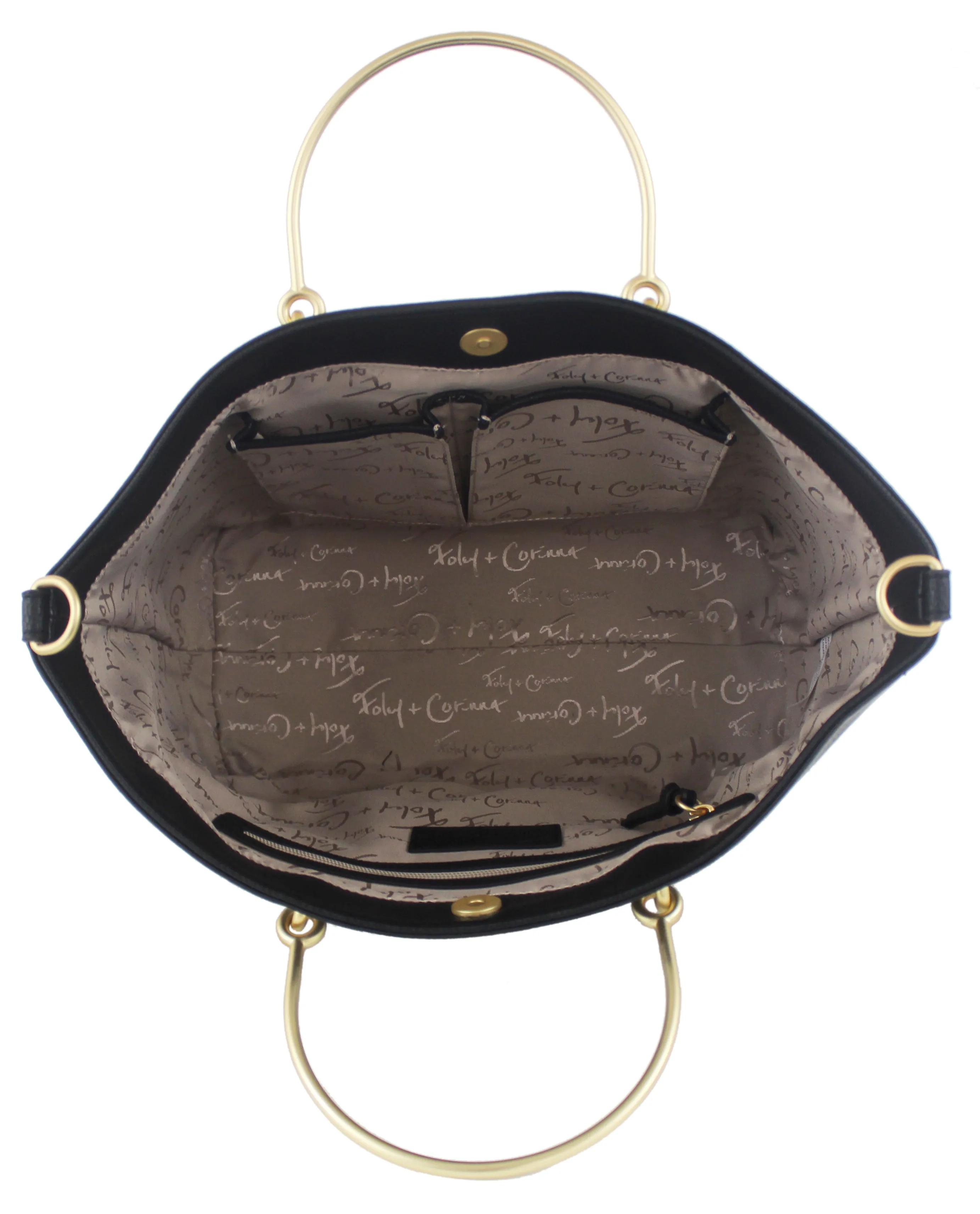 Harper Ring Tote in Black