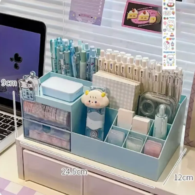 kawaii Pen Holder Desk Organizer Storage Box