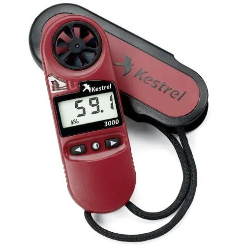 Kestrel 3000 Pockets Weather Meter with Heat Stress Index