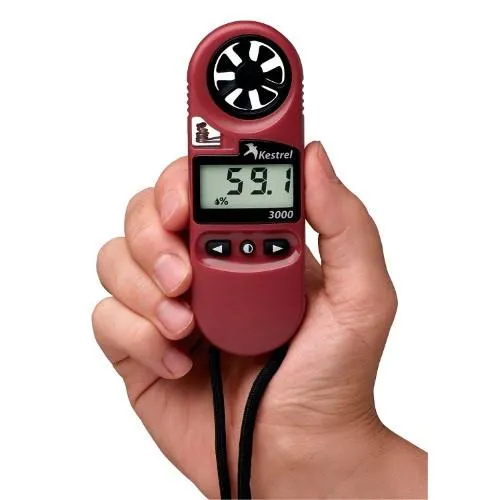 Kestrel 3000 Pockets Weather Meter with Heat Stress Index