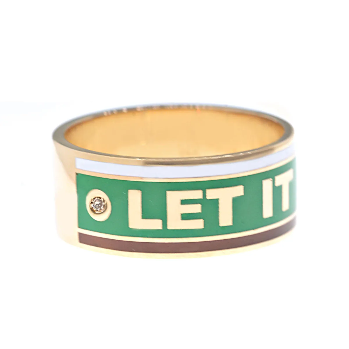 Let It Be TriColor Band Ring