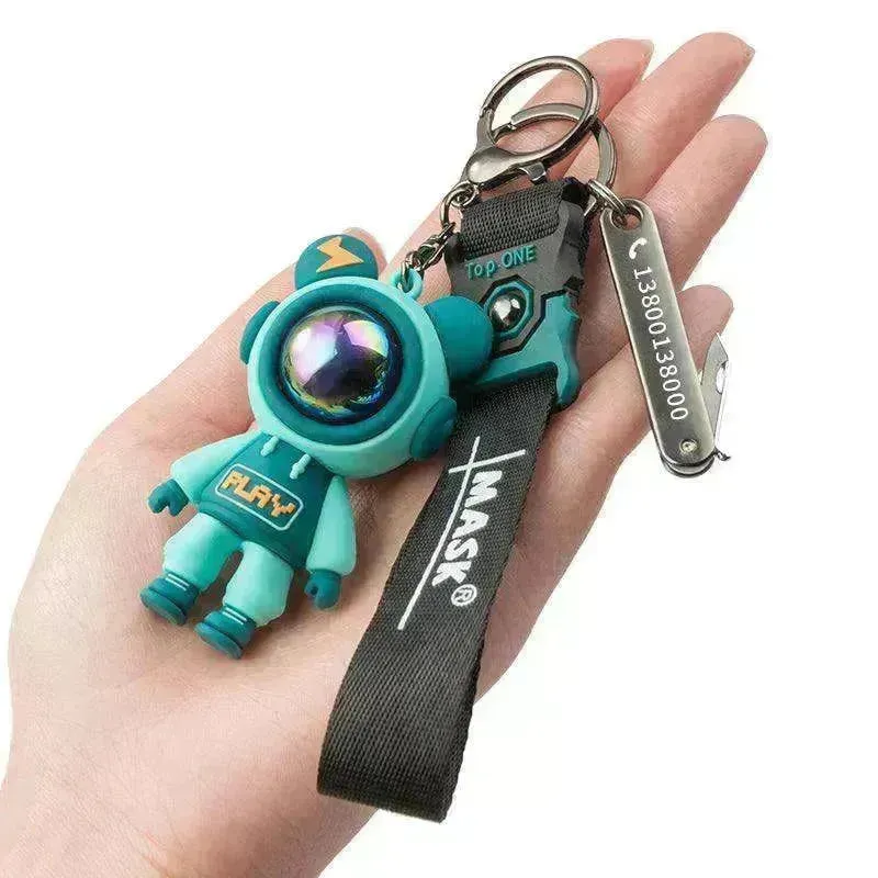 Lightning Unique Anti Lost Card Custom Pendant Keychain
