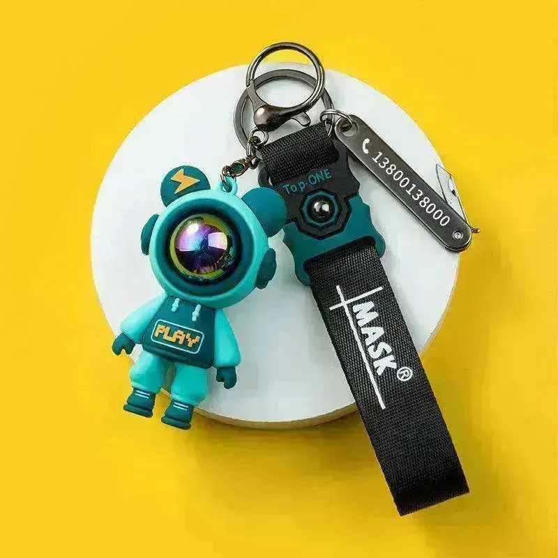 Lightning Unique Anti Lost Card Custom Pendant Keychain