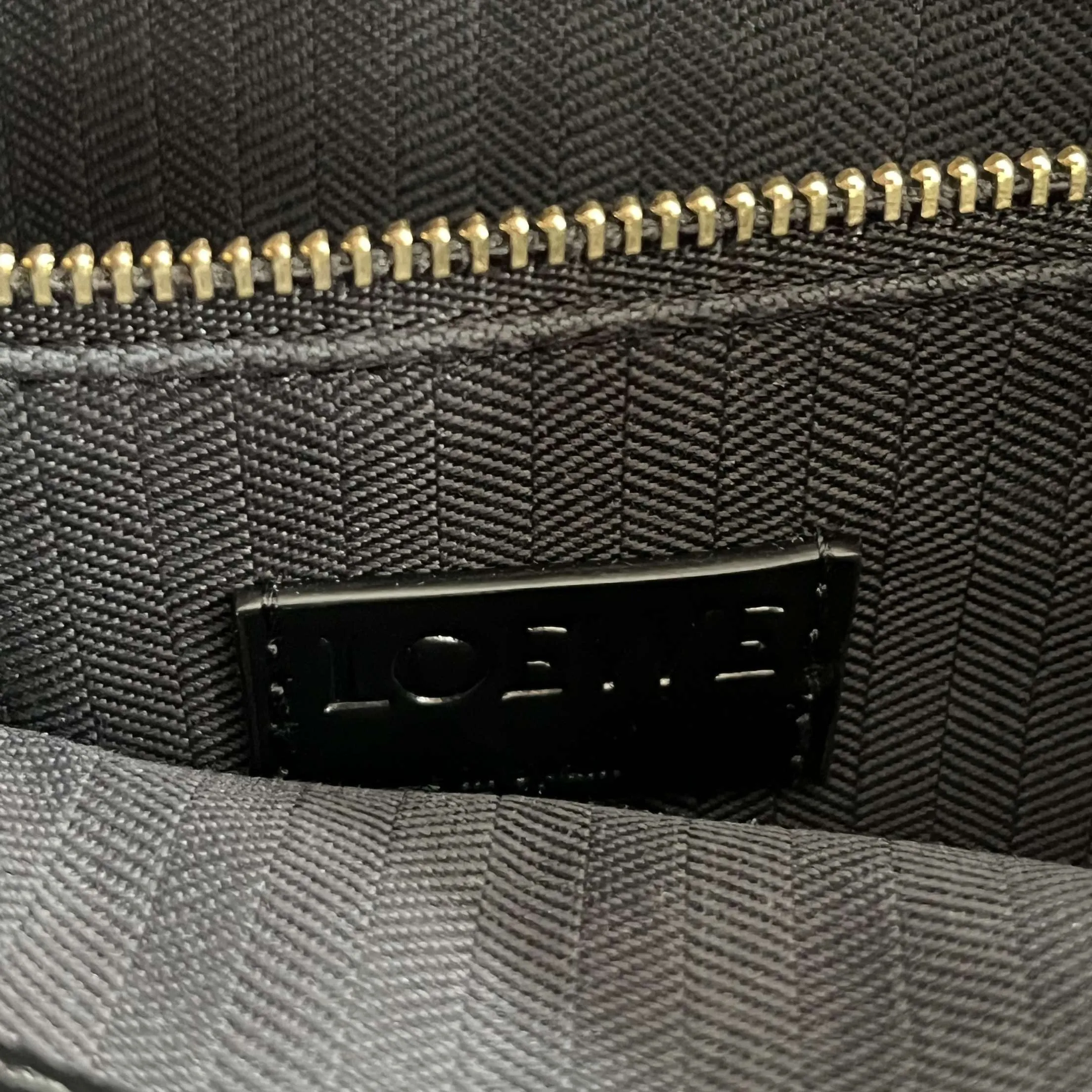 Loewe Brand New £1650 Black Standard A4 Leather Tote Bag