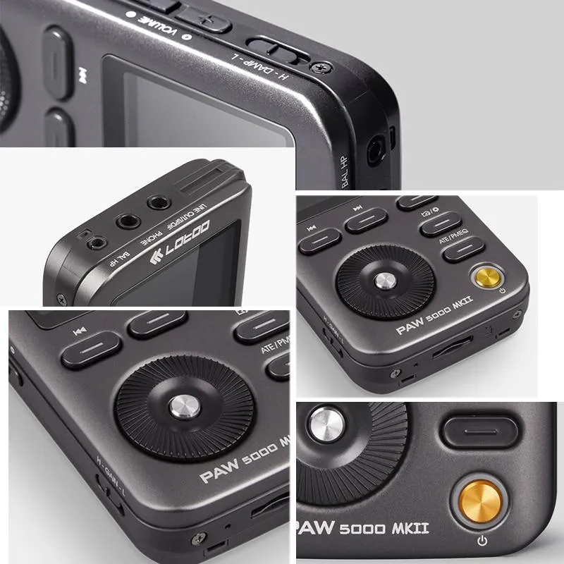 Lotoo PAW 5000 MKII Portable Hi-Fi Music Player DAC Chip AK4490 Chinese Version