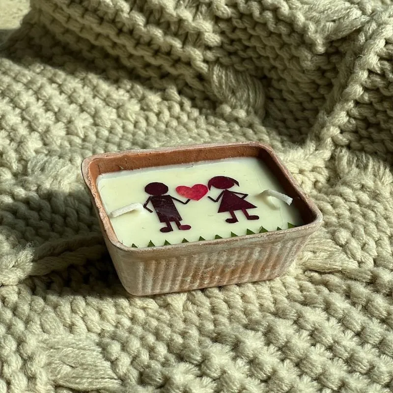 Love Candle-Couple | Vegan