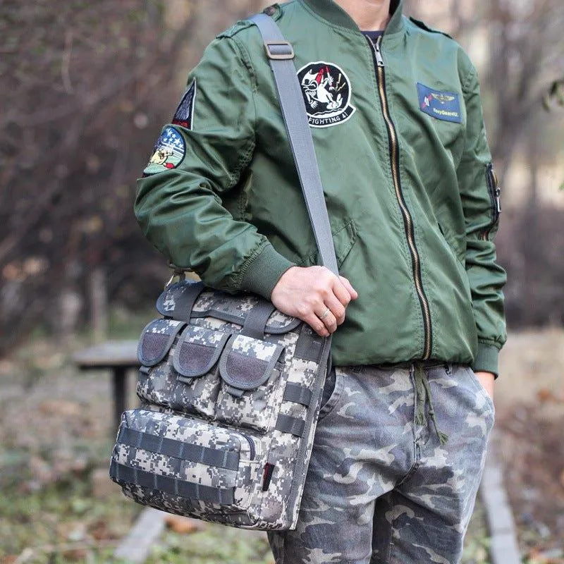 Men Outdoor Molle Bag Oxford Toolkit Handbag