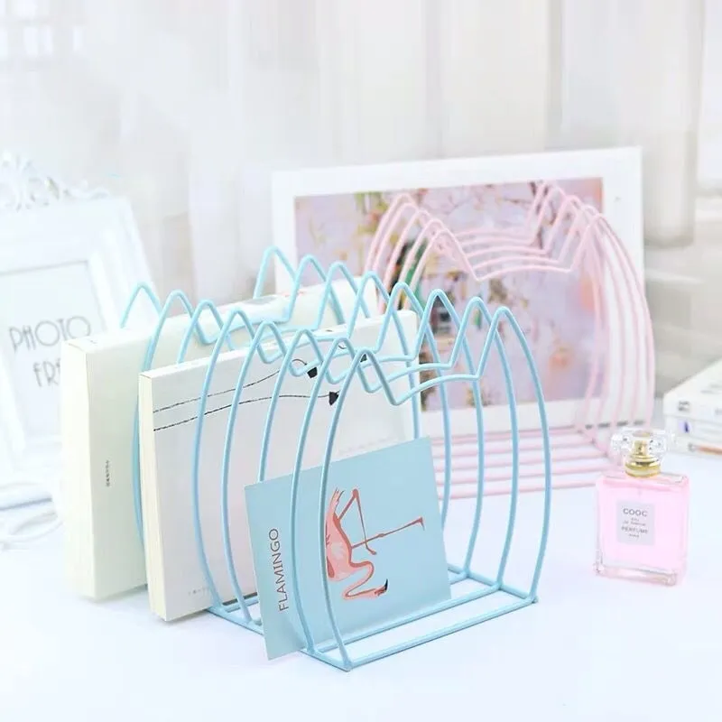 Metal Cat Desktop Organizer