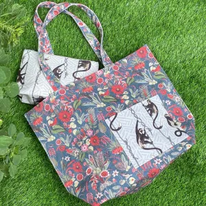 Midnight Bloom Tote Bag