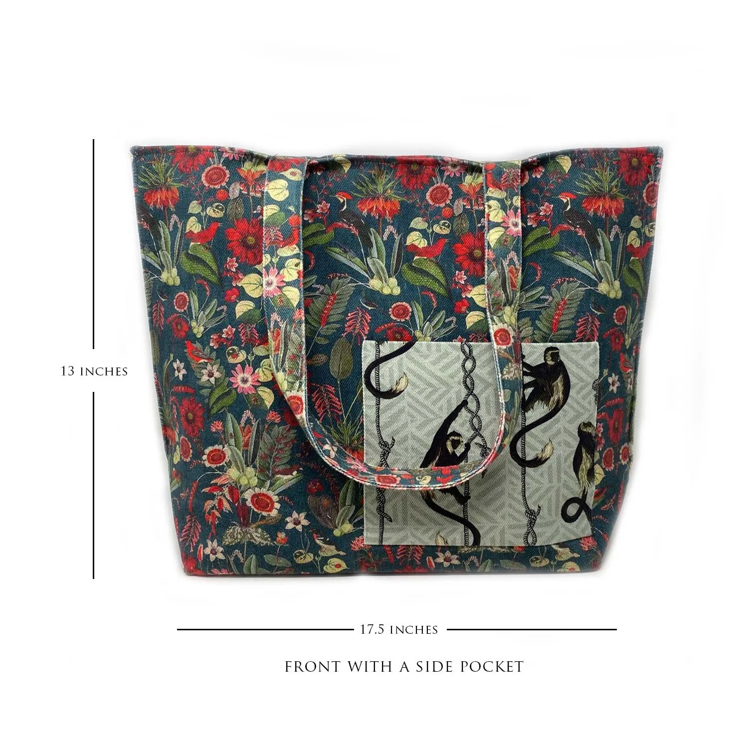 Midnight Bloom Tote Bag
