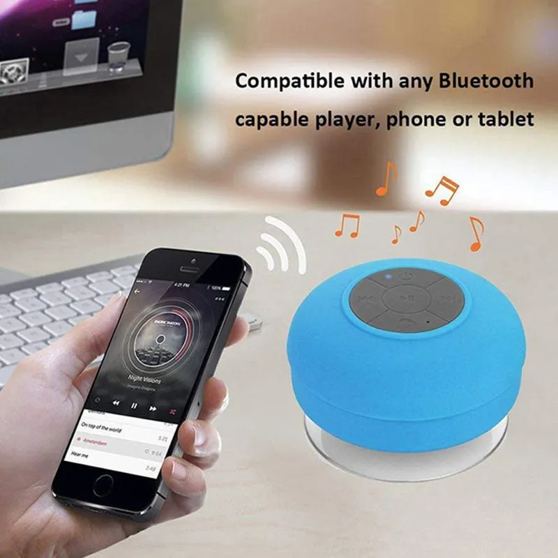 Mini Bluetooth Speaker for Shower