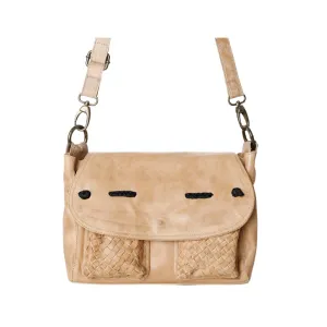 Mini Charlie Crossbody | Camel/Black
