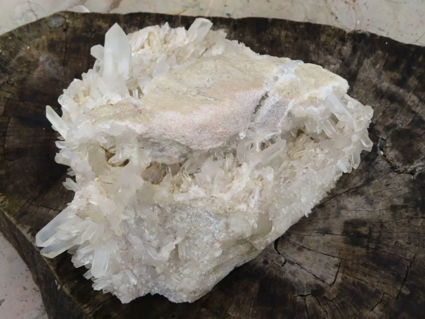 Natural Extra Large Quartz Cluster x 1 From Ambatfinhandra, Madagascar