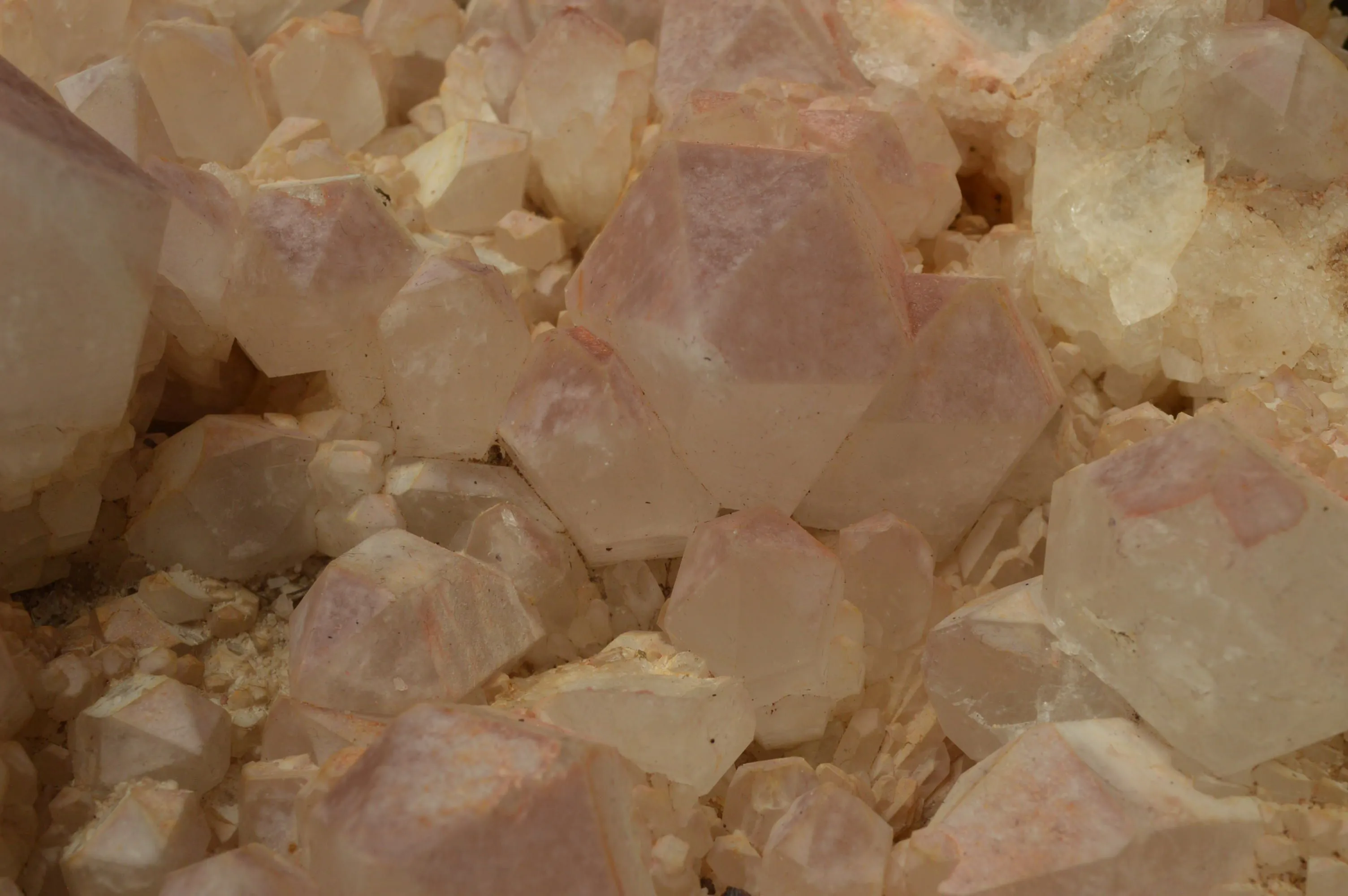 Natural Large Cascading Red Hematoid Tinted Quartz  Cluster x 1 From Zambia