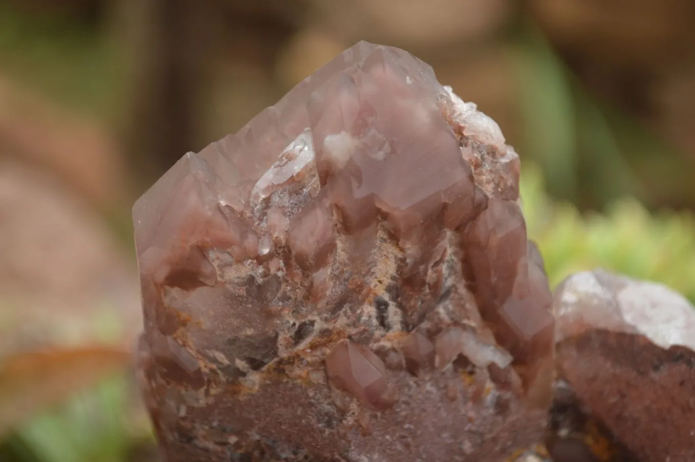 Natural Red Hematoid Quartz Specimen x 1 From Karoi, Zimbabwe