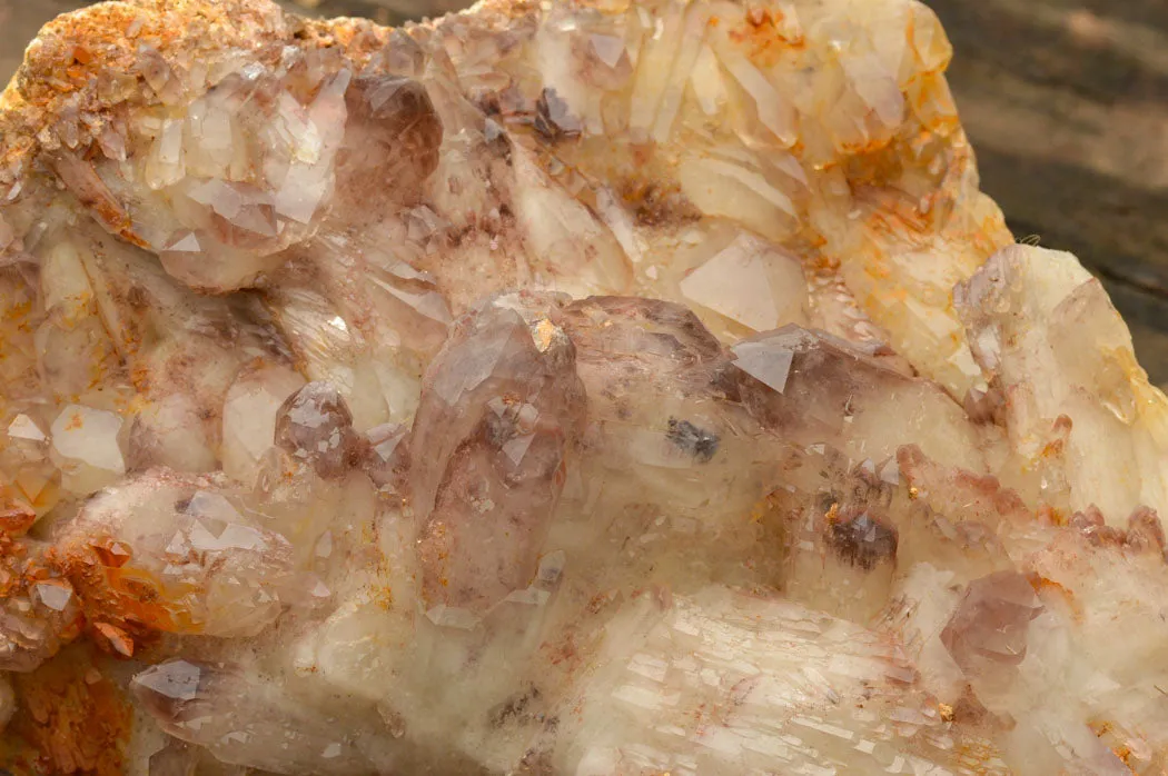 Natural Self Healed Red Hematoid Phantom Quartz Floater Specimen x 1 From Karoi, Zimbabwe