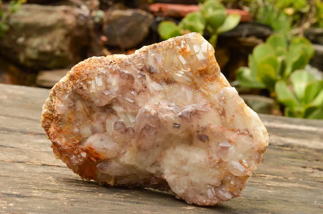 Natural Self Healed Red Hematoid Phantom Quartz Floater Specimen x 1 From Karoi, Zimbabwe