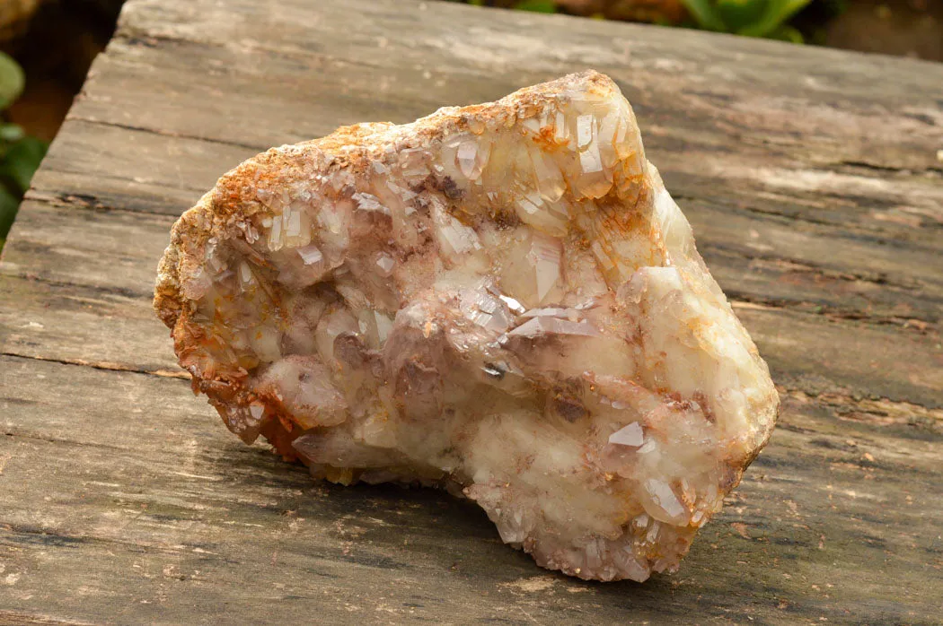 Natural Self Healed Red Hematoid Phantom Quartz Floater Specimen x 1 From Karoi, Zimbabwe