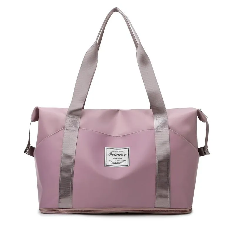 New Fashion Expandable Women's Sports Bag Oxford Cloth Waterproof Yoga Bags Large-capacity Travel Bags