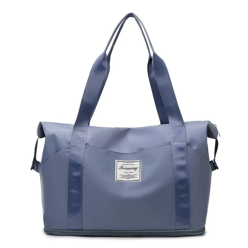 New Fashion Expandable Women's Sports Bag Oxford Cloth Waterproof Yoga Bags Large-capacity Travel Bags