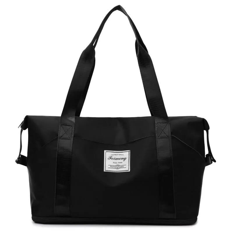 New Fashion Expandable Women's Sports Bag Oxford Cloth Waterproof Yoga Bags Large-capacity Travel Bags