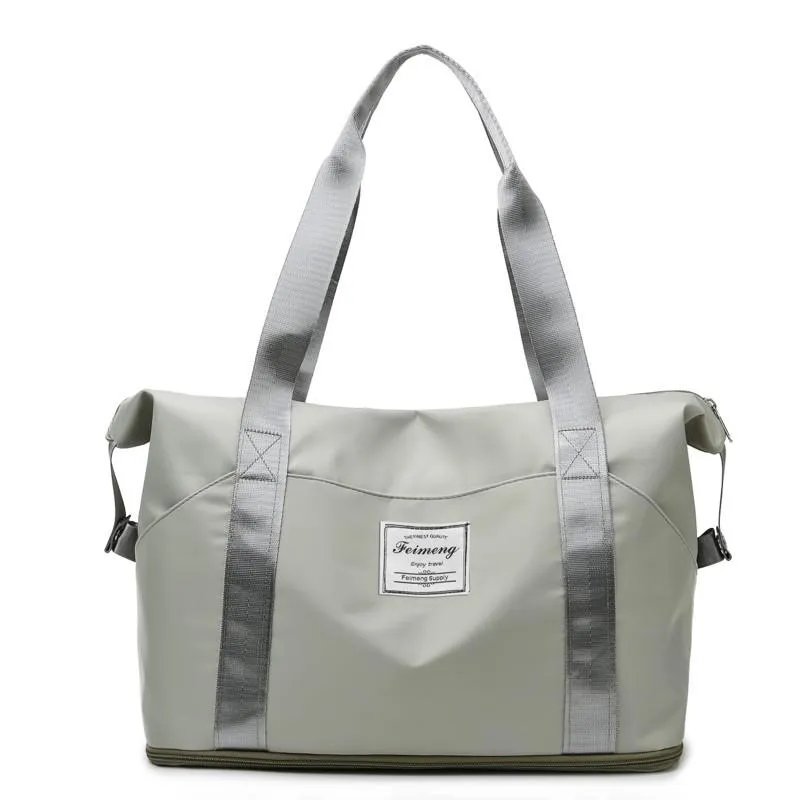 New Fashion Expandable Women's Sports Bag Oxford Cloth Waterproof Yoga Bags Large-capacity Travel Bags