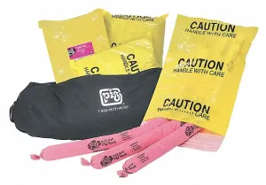 New Pig Spill Kit/Station, Bag, Chemical, Hazmat, 20 gal - KIT323