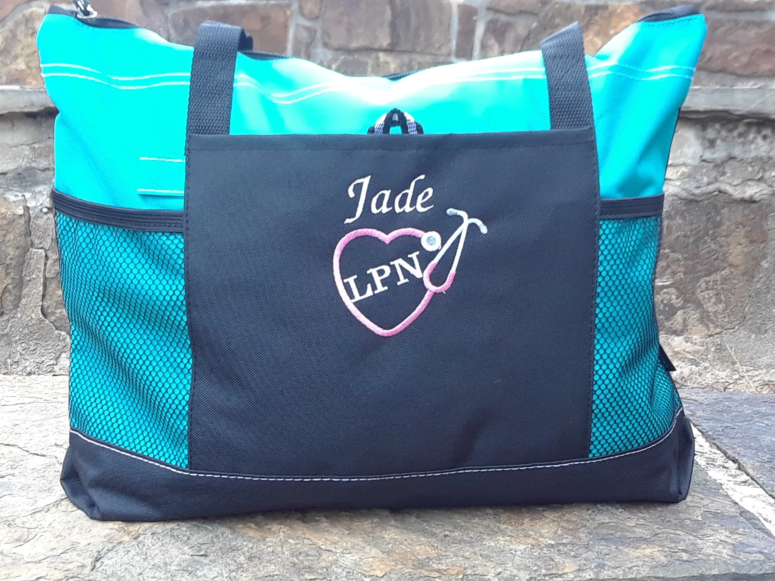 Nurse Tote Bags - Personalized | For RN, LPN, CNA, CMA, MA, ANY TITLE